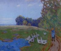 Sisley, Alfred - Goose Girl